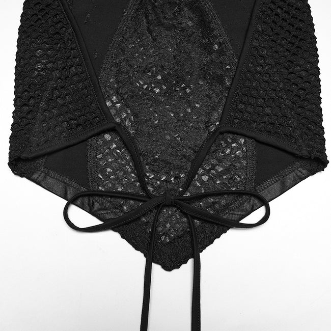 Gothic Lace and Mesh Camisole