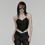 Gothic Lace and Mesh Camisole
