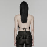 Gothic Lace and Mesh Camisole