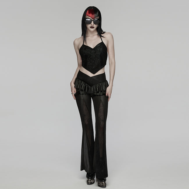 Gothic Lace and Mesh Camisole
