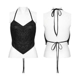 Gothic Lace and Mesh Camisole