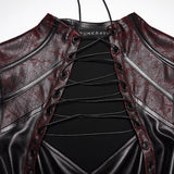Cyberpunk leather top