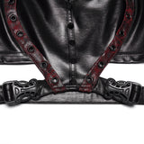 Cyberpunk leather top