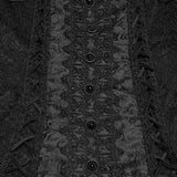 Goth Ruffle Off shoulder T-shirt
