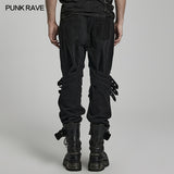 Punk splicing pants