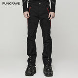 Punk spider mesh pants