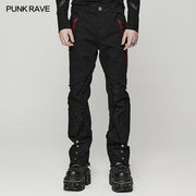 Punk spider mesh pants