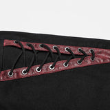 Punk spider mesh pants