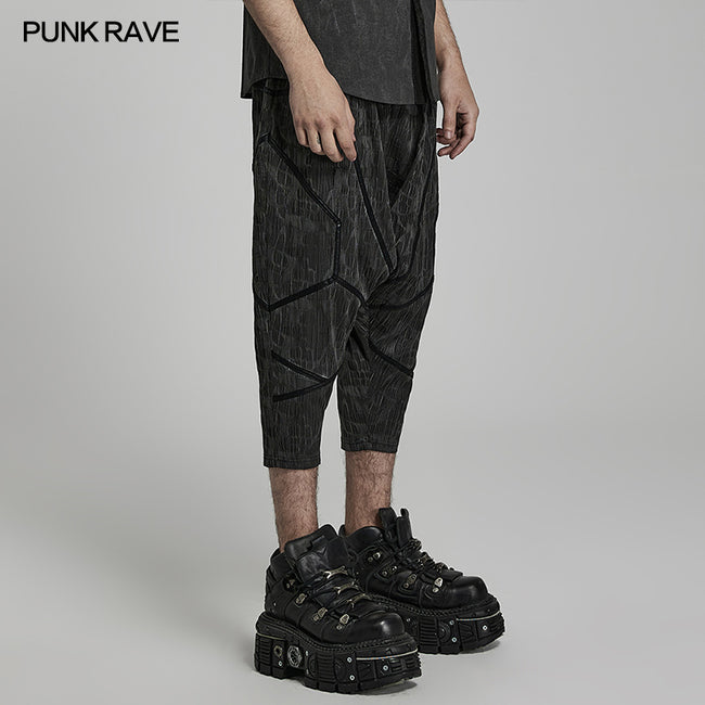 Doomsday Cyberpunk Men's Cropped Trousers