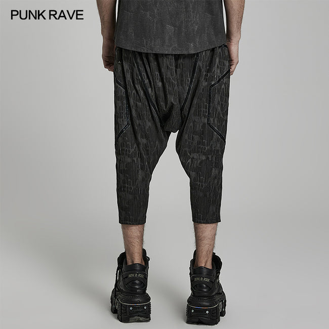 Doomsday Cyberpunk Men's Cropped Trousers