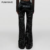 Leather Flared Pants