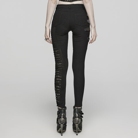 PUNK Recombined Asymmetric Pants