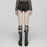 Punk Metal ring shorts