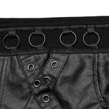 Punk Metal ring shorts