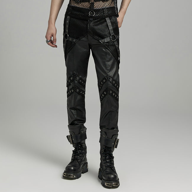 PUNK Creative Structural Handsome Pants