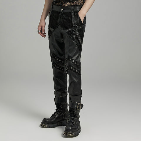 PUNK Creative Structural Handsome Pants