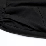 Cyberpunk wide leg cropped pants