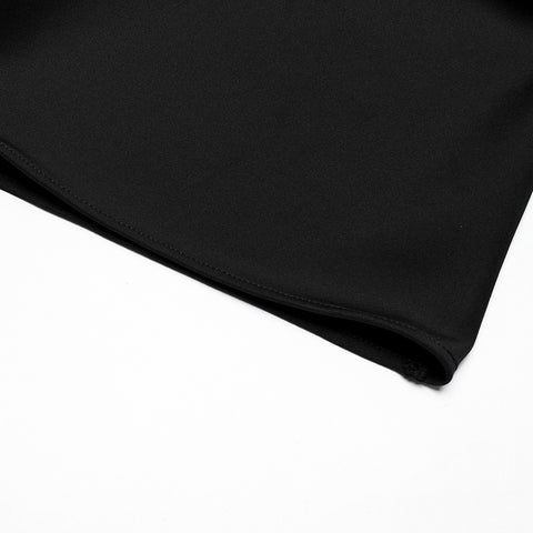 Dark punk hanging crotch pants