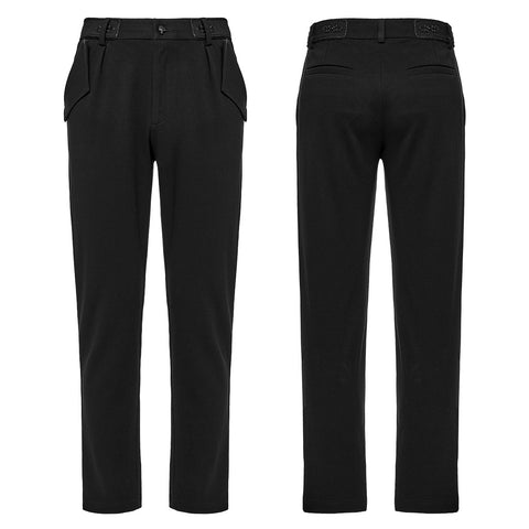 Goth minimalist trousers