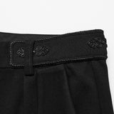 Goth minimalist trousers