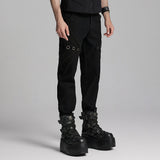 Punk handsome denim pants