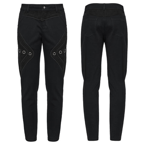 Punk handsome denim pants