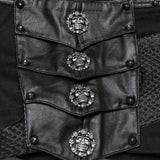 Punk armor fragments shorts