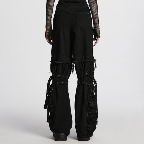 Punk detachable decadent pants