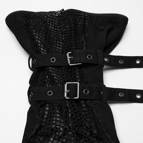 Punk detachable decadent pants