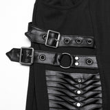 Punk 3D pleated leggings