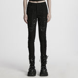 Cyberpunk eye-catching tight leggings