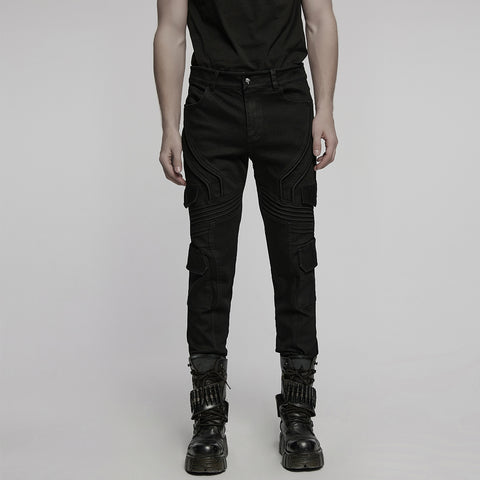 2025 Simple punk denim pants