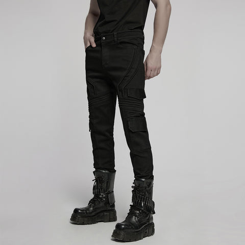 2025 Simple punk denim pants