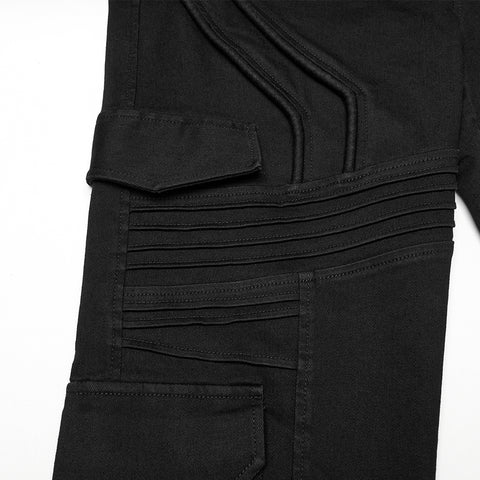 2025 Simple punk denim pants
