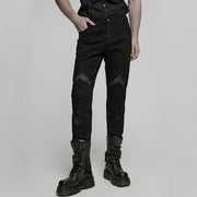 Punk structure tight pants