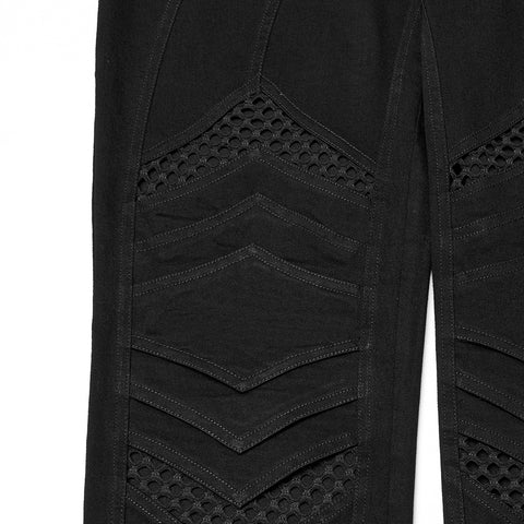 Punk structure tight pants