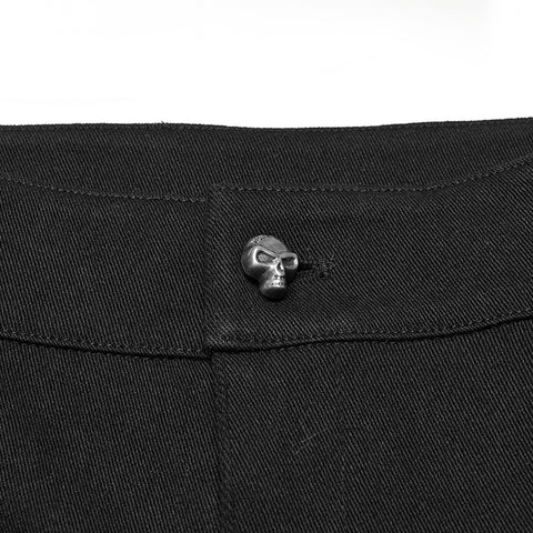 Punk oversized wrinkled shorts