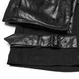 Punk oversized wrinkled shorts