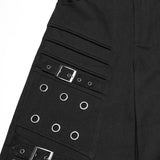 Punk Metallic Straight Pants