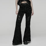 Gothic Court Style Flared Pants