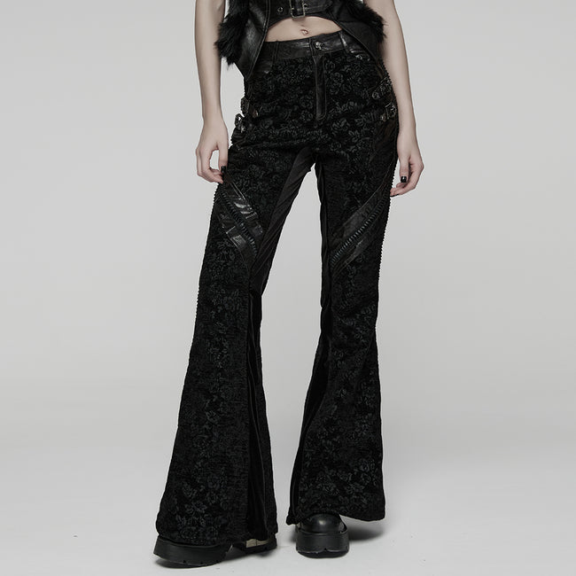 Gothic Court Style Flared Pants