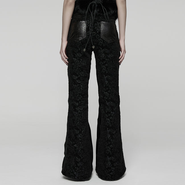 Gothic Court Style Flared Pants