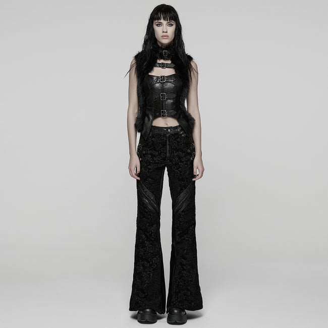 Gothic Court Style Flared Pants