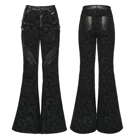 Gothic Court Style Flared Pants