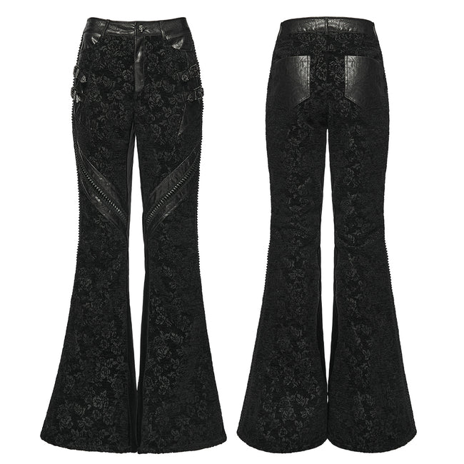 Gothic Court Style Flared Pants