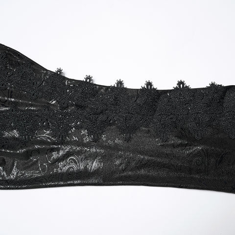 Goth Flared Skirt Pants