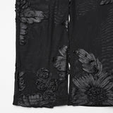 Goth Floral Lace Leggings