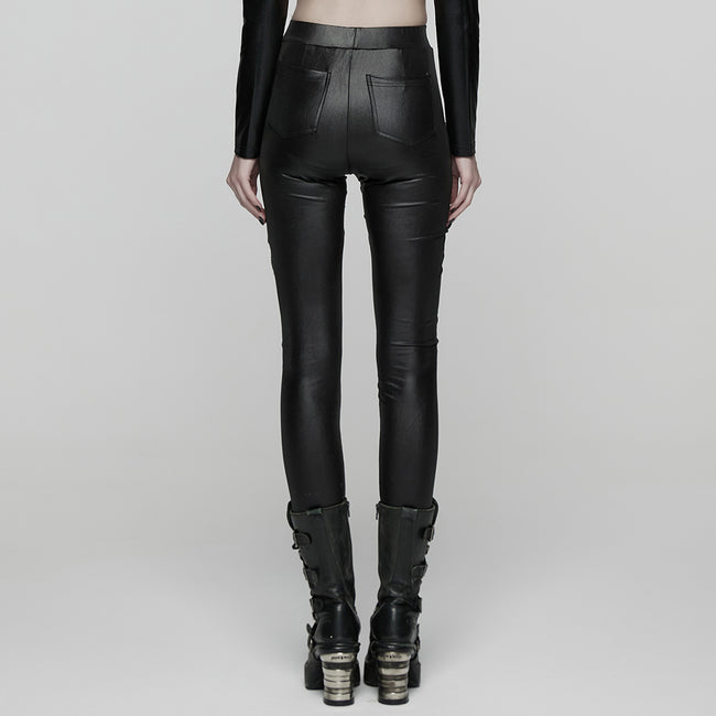 Punk Woven-Cross Leggings