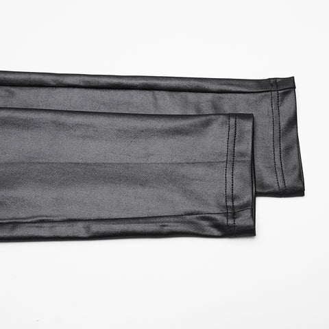 Punk Woven-Cross Leggings