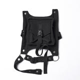 Punk Detachable Leg Pockets Leggings